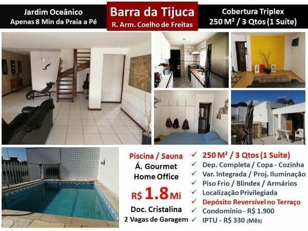 Cob Barra da Tijuca JO Armando Coelho de Freitas 250M²