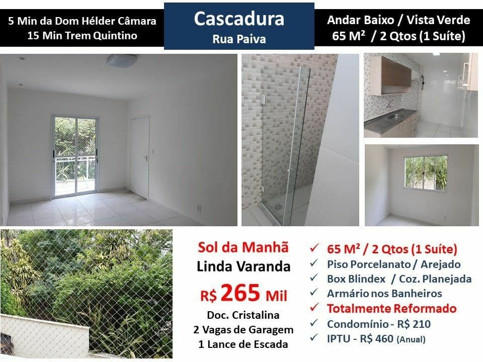 Apto Cascadura Paiva 65M²