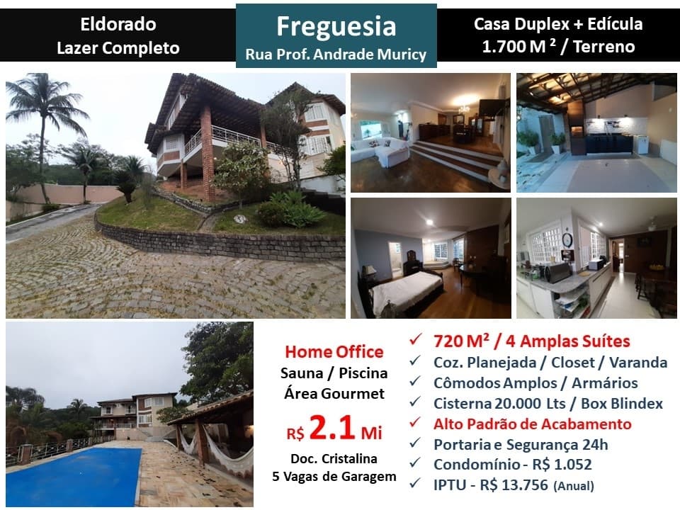 Casa JPA Freguesia Eldorado 720M²