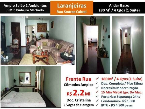 Apartamento em Rio de Janeiro - Laranjeiras