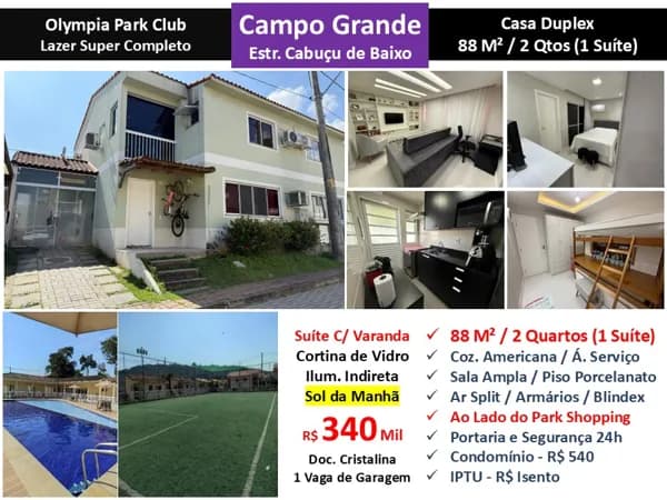 Casa Campo Grande Olympia Park 88M²