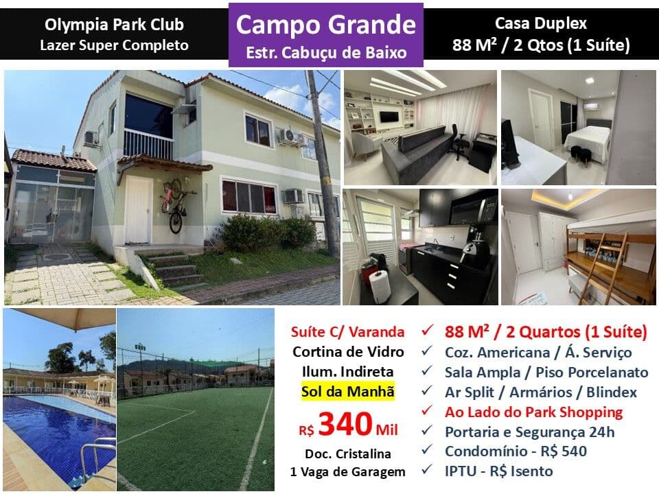 Casa Campo Grande Olympia Park 88M²