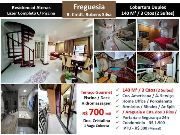 Cob JPA Freguesia Residencial Atenas 140M²