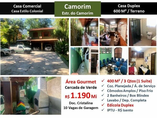 Casa JPA Camorim 400M²