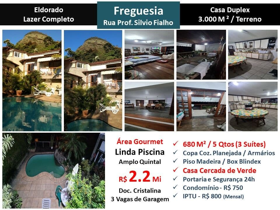Casa JPA Freguesia Eldorado 680M²