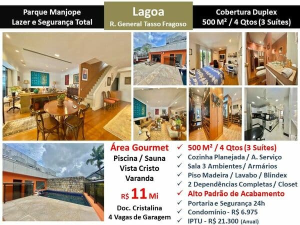 Cob Lagoa Tasso Fragoso Parque Manjope 500M²
