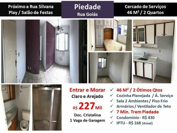 Apto Piedade Goias 46M²
