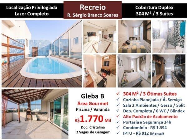 Cob Recreio Gleba B Sérgio Branco Soares 304M²