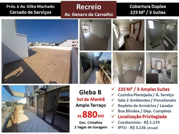 Cob Recreio Gleba B Genaro de Carvalho 225M²