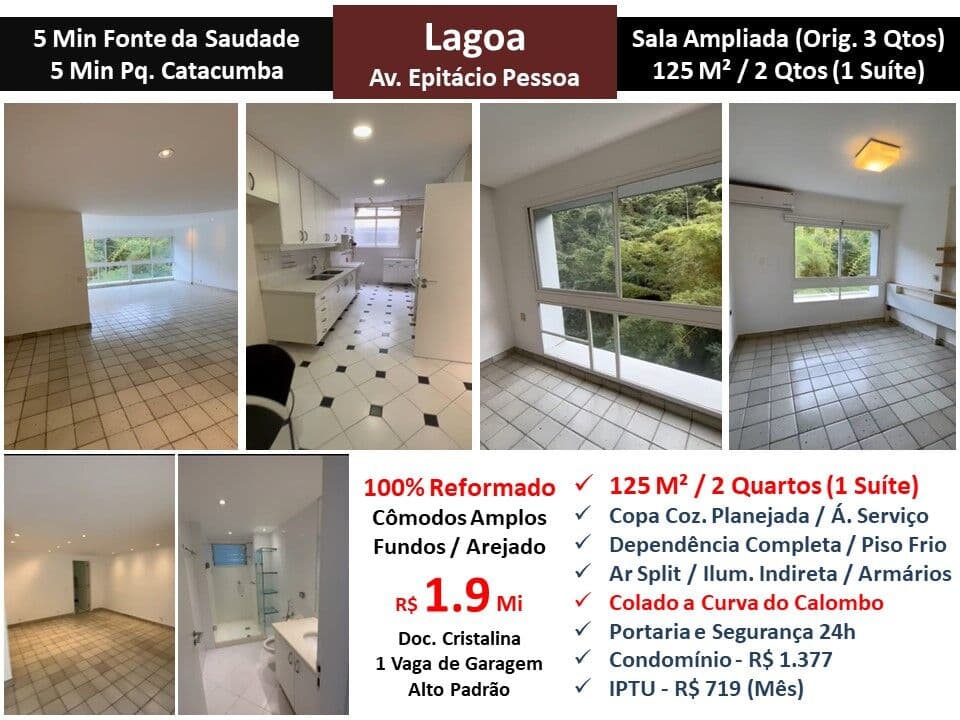 Apto Lagoa Epitácio Pessoa 125M² 4