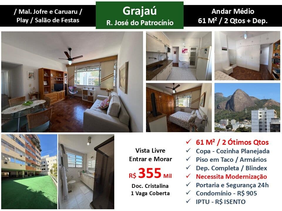 Apto Grajaú José do Patrocínio 61M²