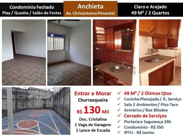 Apto Anchieta Pimentel 49M²