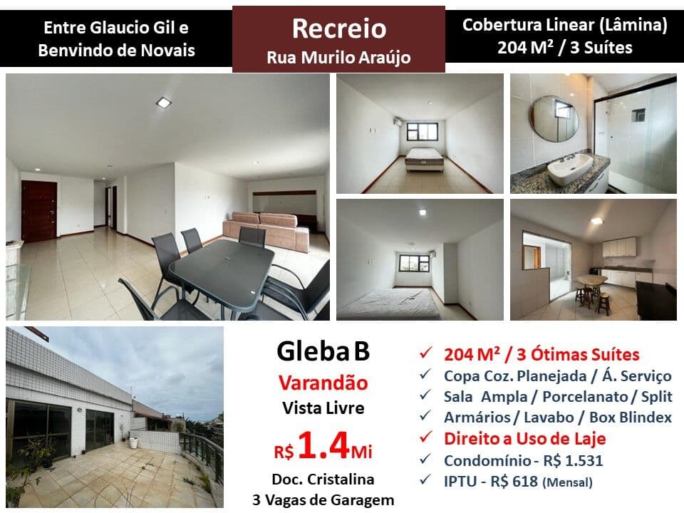 Cob Recreio Gleba B Murilo de Araujo 204M² Linear