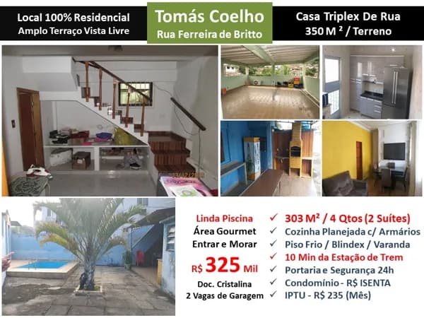 Casa Tomás Coelho Ferreira de Brito 303M²
