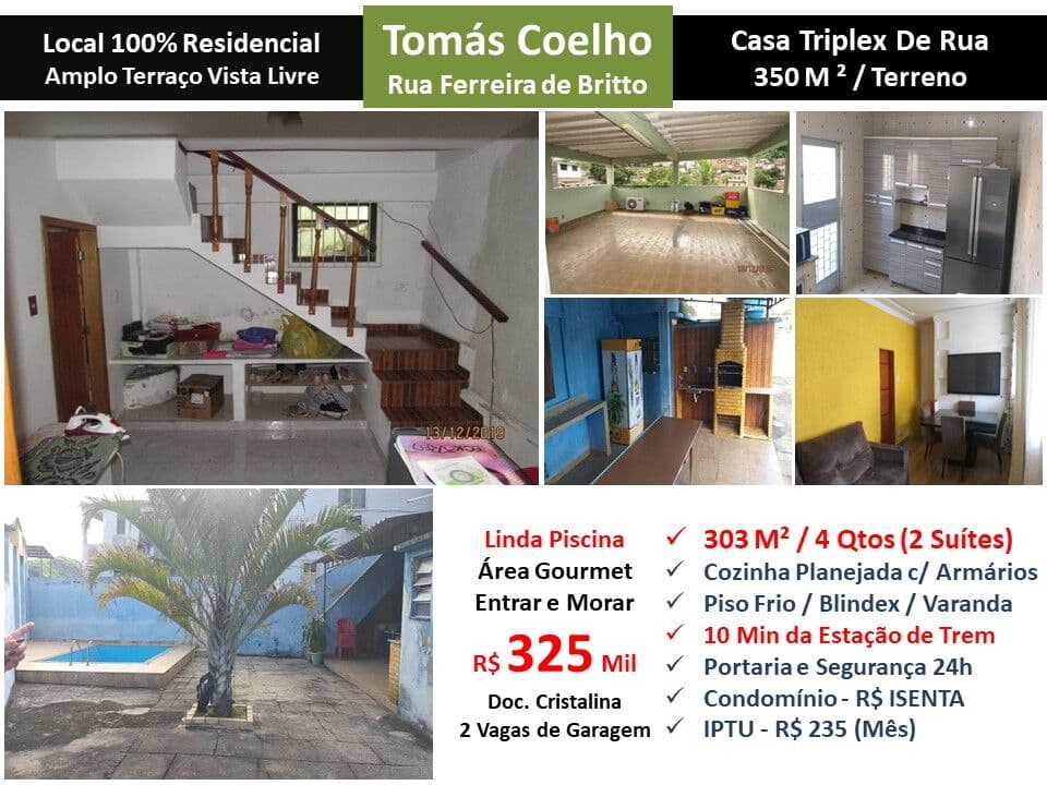 Casa Tomás Coelho Ferreira de Brito 303M²