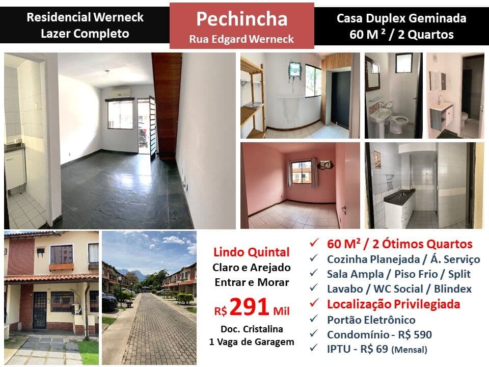 Casa JPA Pechincha Residencial Werneck 60M²