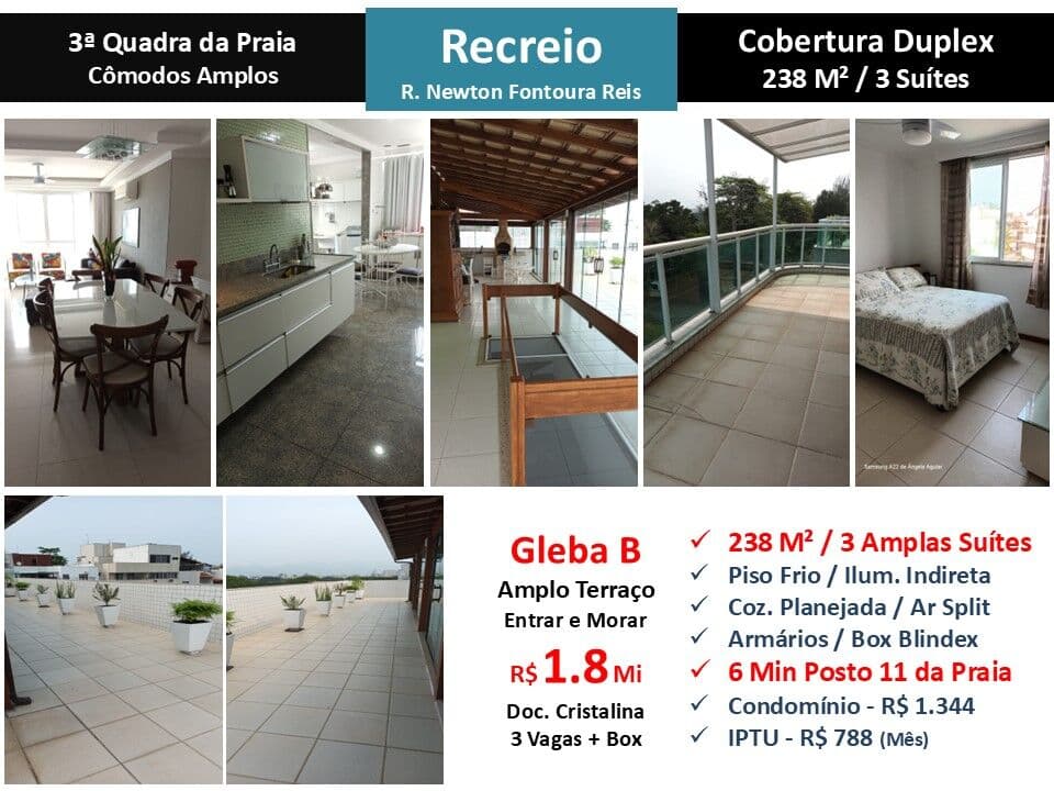 Cob Recreio Gleba B Praia Newton Fontoura Reis 238M²