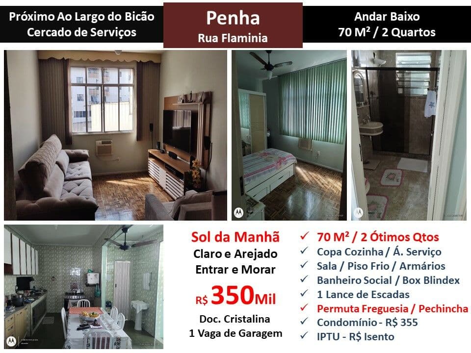 Apto Penha Flaminia 70M²