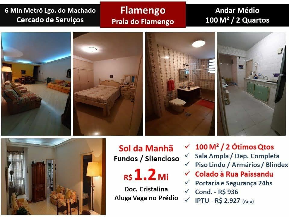 Apto Flamengo Praia 100M²