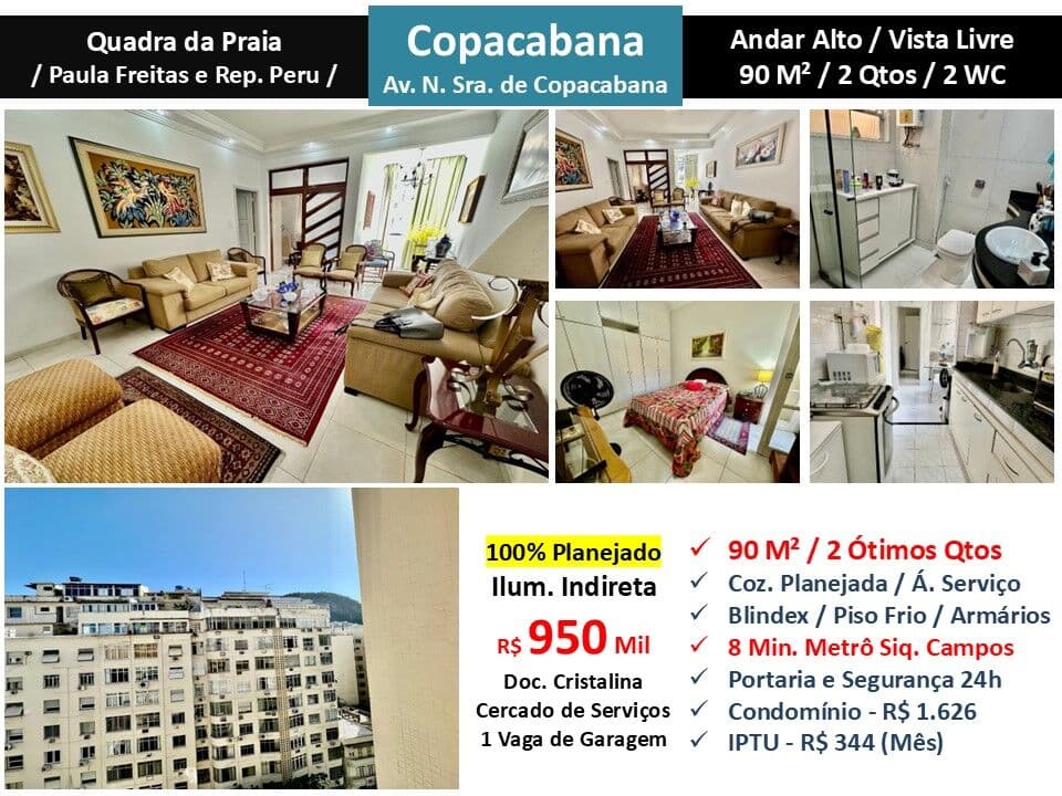 Apto Copacabana N.S. de Copacabana 90M² 7