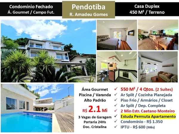 Casa Niterói Pendotiba Amadeu Gomes 550M²