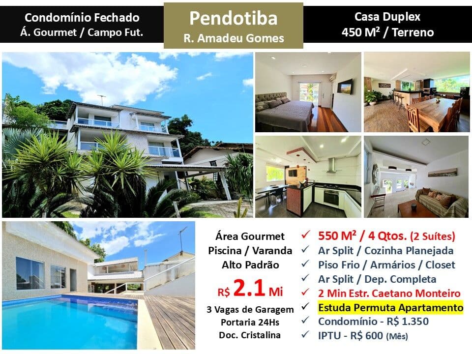 Casa Niterói Pendotiba Amadeu Gomes 550M²