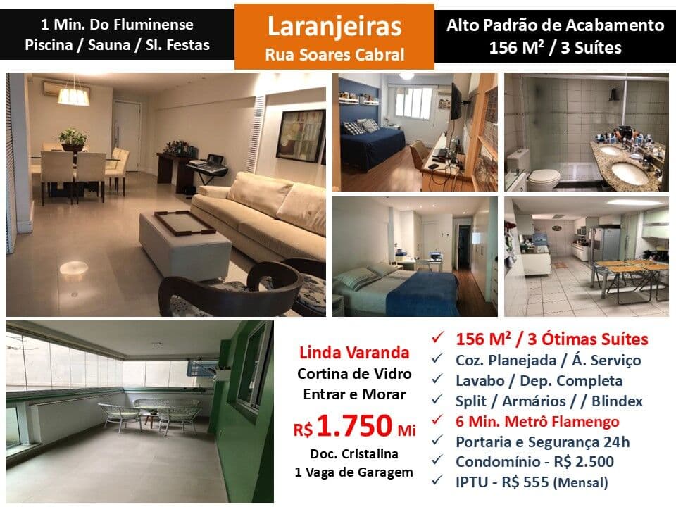 Apto Laranjeiras Soares Cabral 156M²