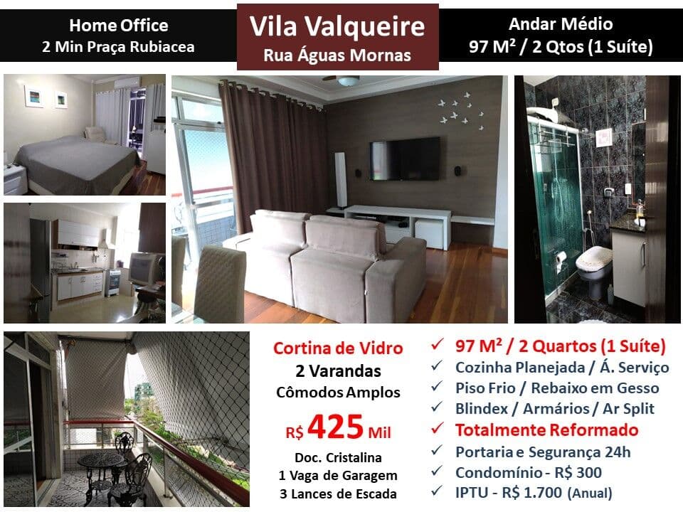 Apto JPA Valqueire Águas Mornas 97M²