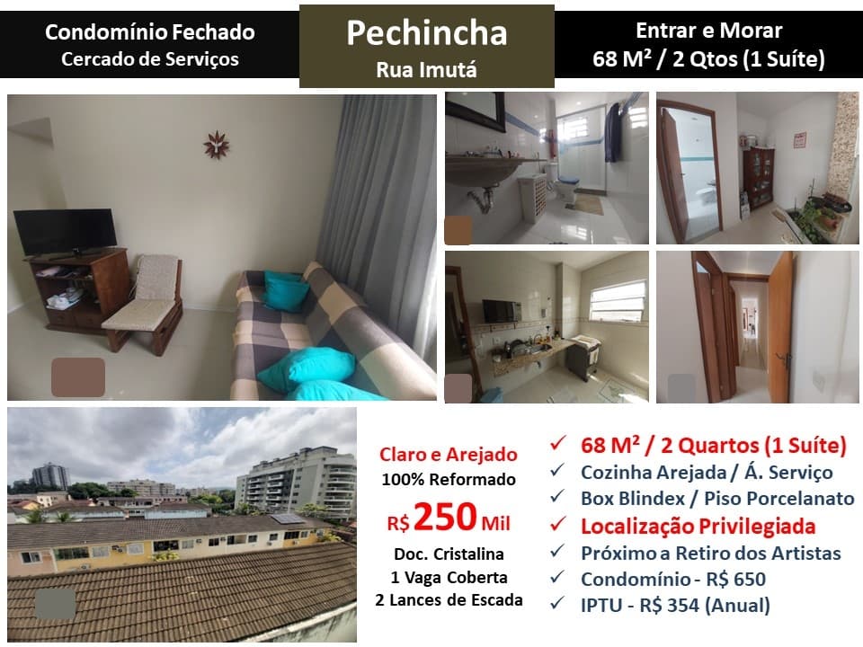 Apto JPA Pechincha Imuta 68M²
