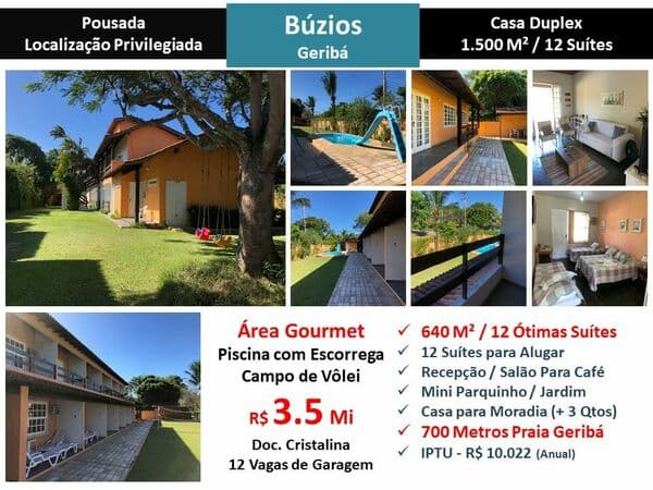 Pousada Buzios Geriba 640M²