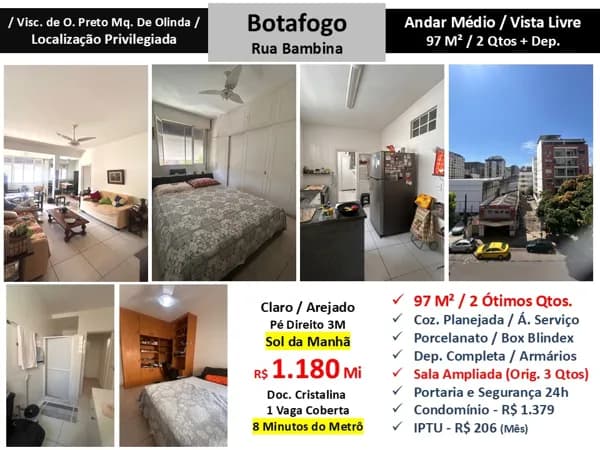 Apto Botafogo Bambina 97M²