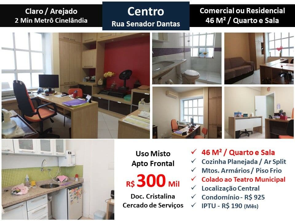 Apto Centro Senenador Dantas 46M²
