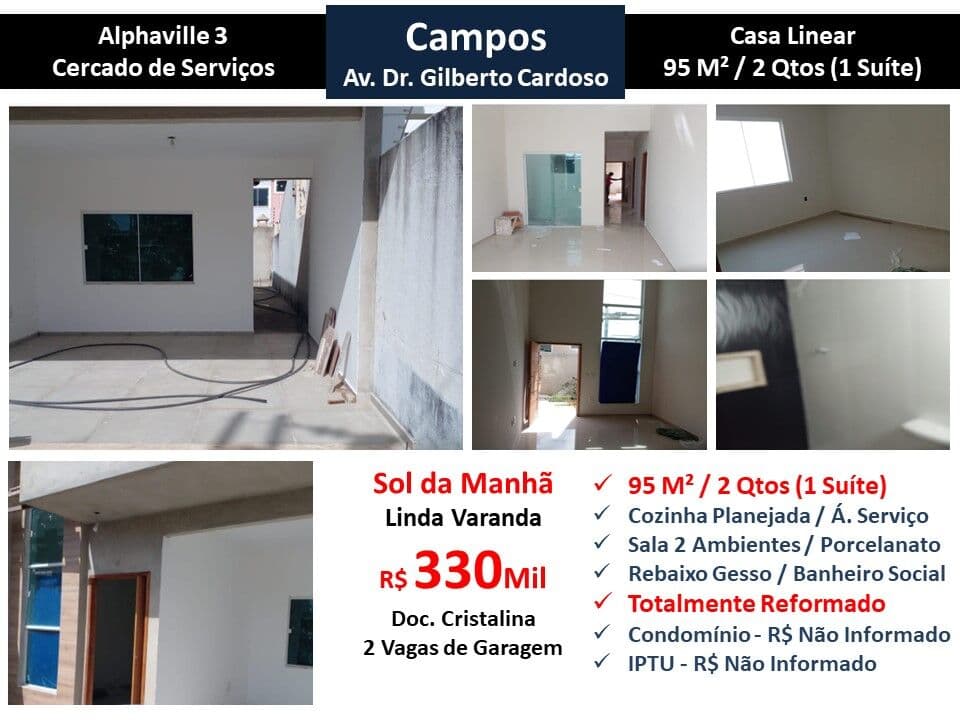 Casa Campos Alphaville 3 95M² Linear
