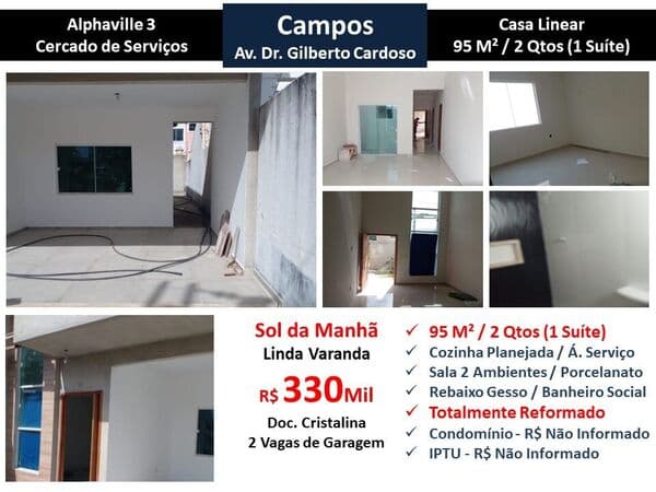 Casa Campos Alphaville 3 95M² Linear