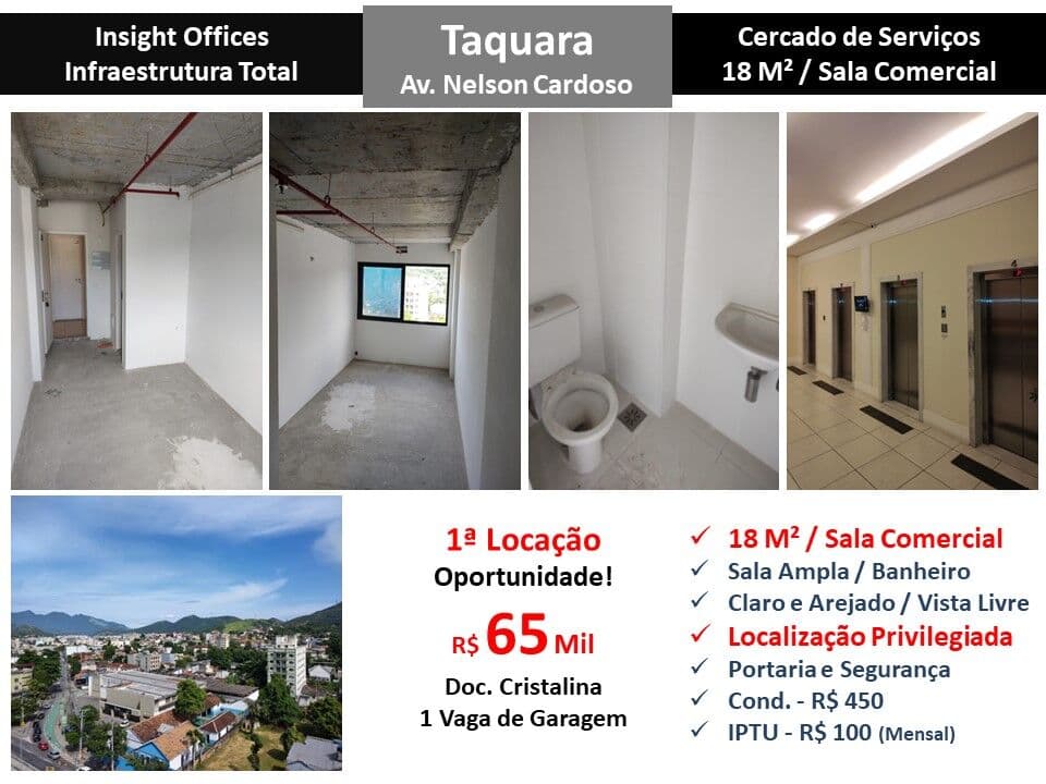 Sala JPA Taquara Insight 18M²