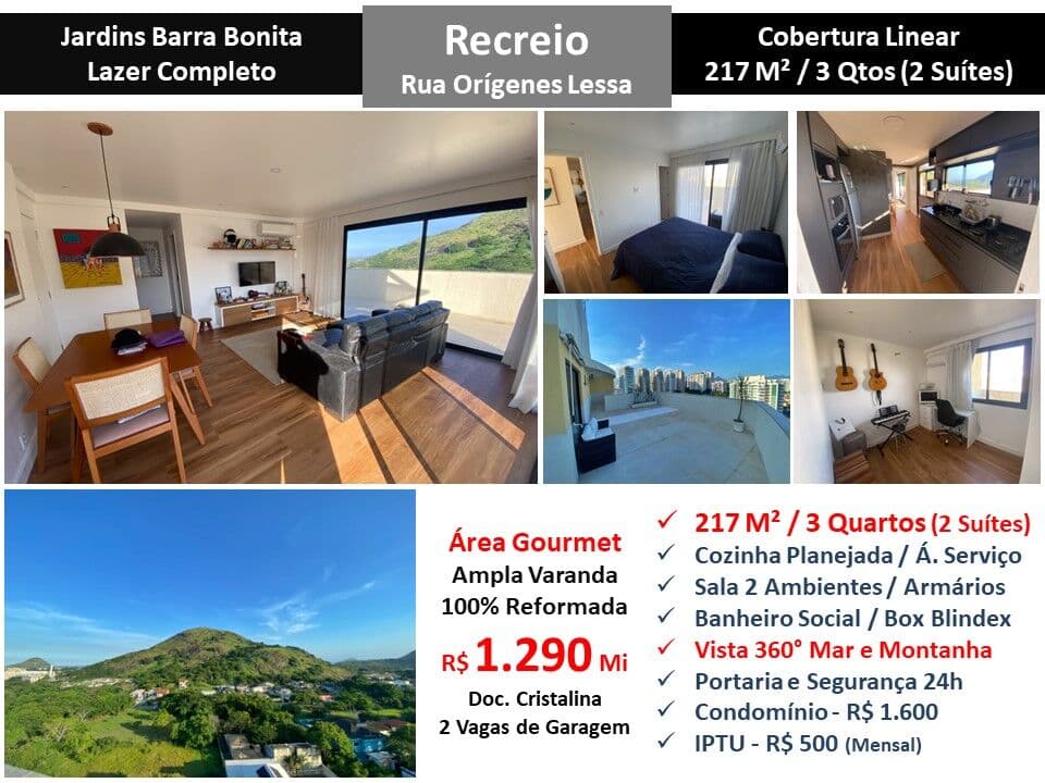 Cob Recreio Barra Bonita Jardins de Barra Bonita 217M²