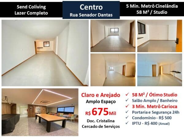 Apto Centro Senador Dantas Send 58M²