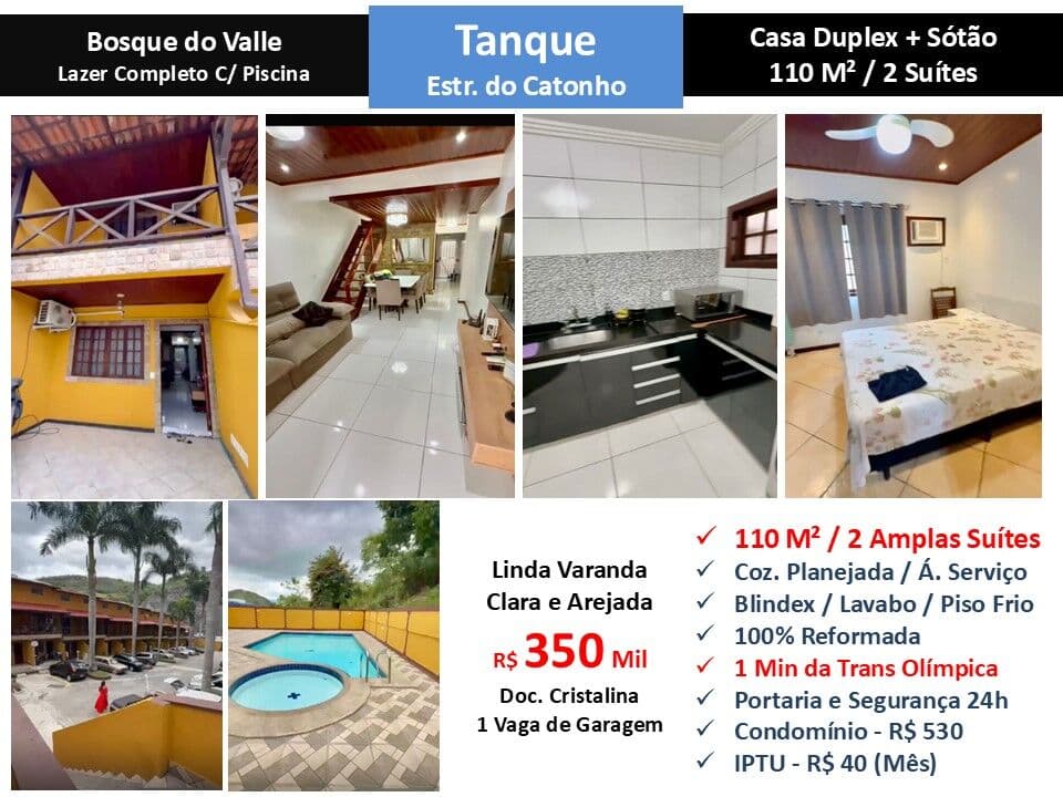 Casa JPA Tanque Catonho Bosque do Valle 110M²