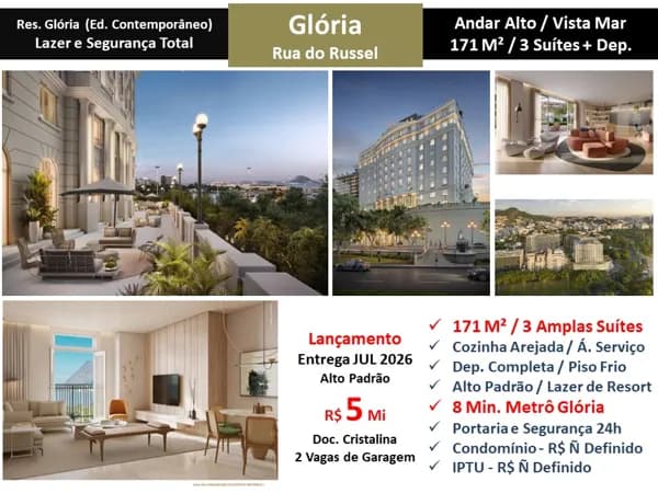 Apto Glória Res. Glória 171M²