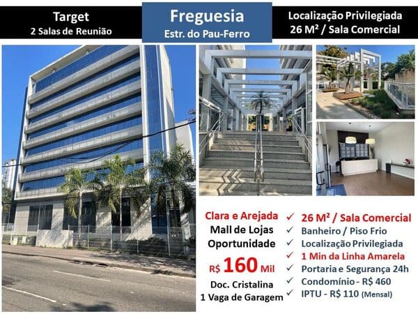 Sala JPA Freguesia Target 26M²
