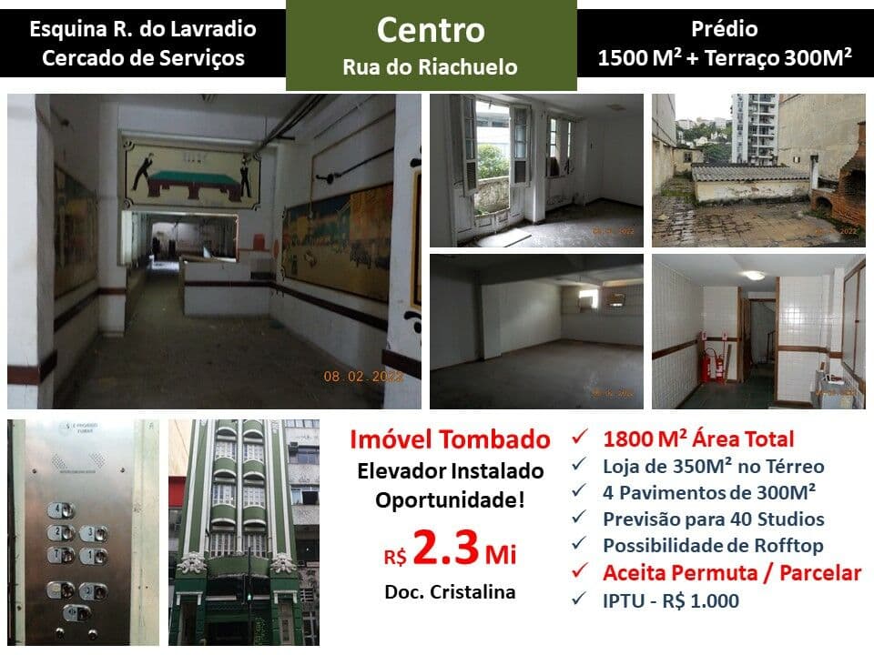 Predio Centro Riachuelo 1800M²
