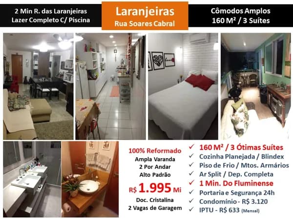 Apto Laranjeiras Soares Cabral 160M²