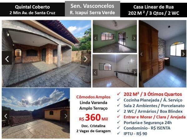 Casa Sen. Vasconcelos Icapuí Serra Verde 202M² Linear