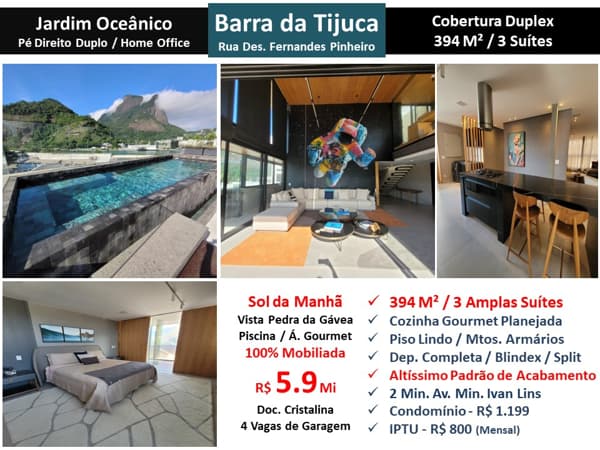 Cob Barra da Tijuca JO Fernandes Pinheiro 394M²