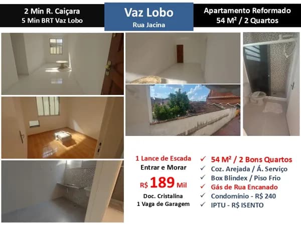 Apto Vaz Lobo Jacina 54M²