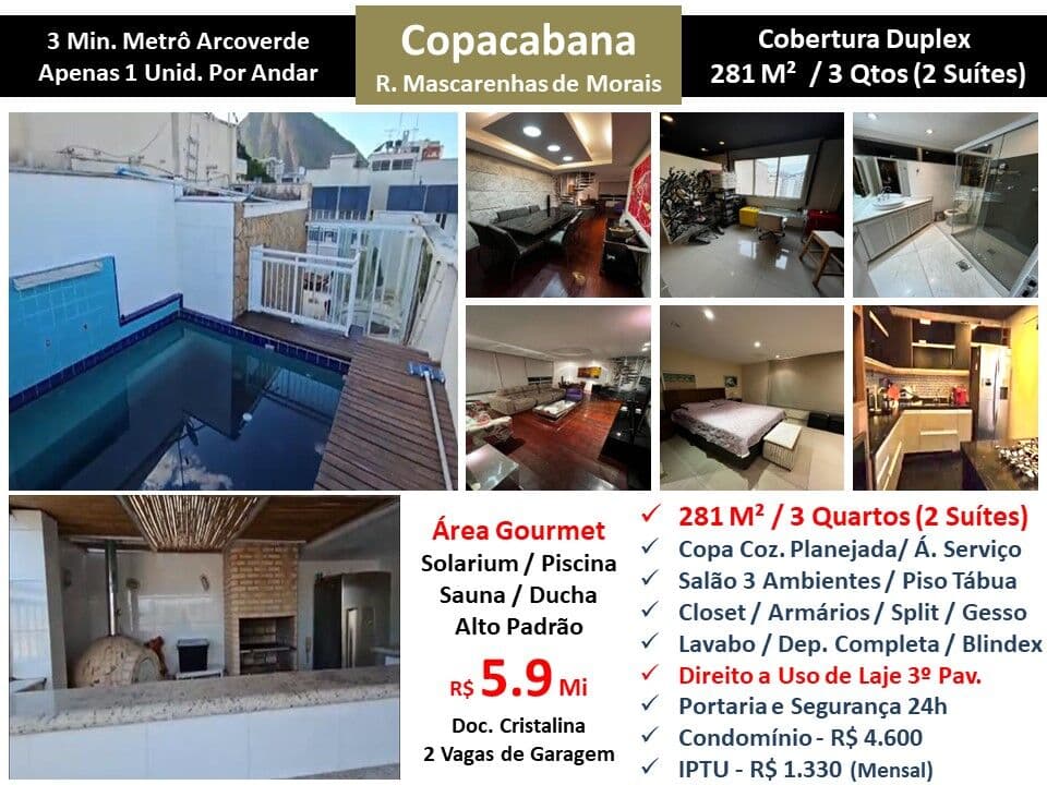Cob Copacabana Mascarenhas de Morais 281M²