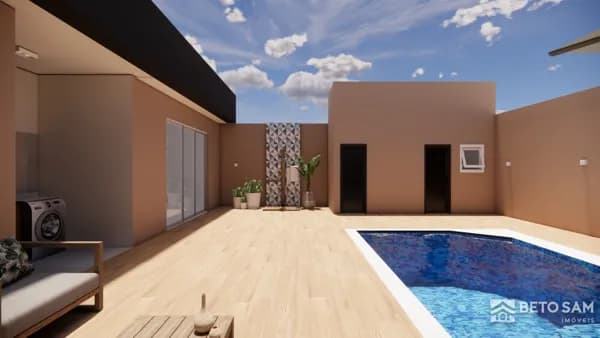 Casa nova à venda no Jardim Paraíso em Brotas/SP