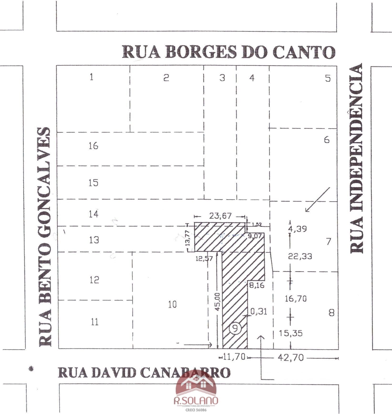 Lote/Terreno em Itaqui - Centro