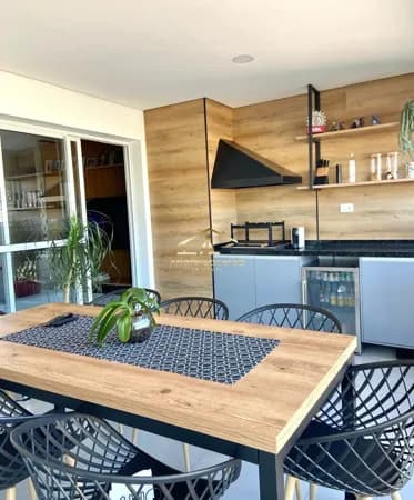 Lindo Apartamento - Tatuapé / SP - Varanda Gourmet