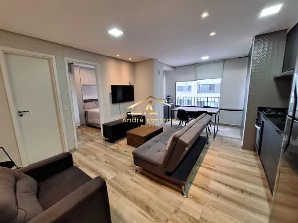 Locação de apartamento todo mobiliado
